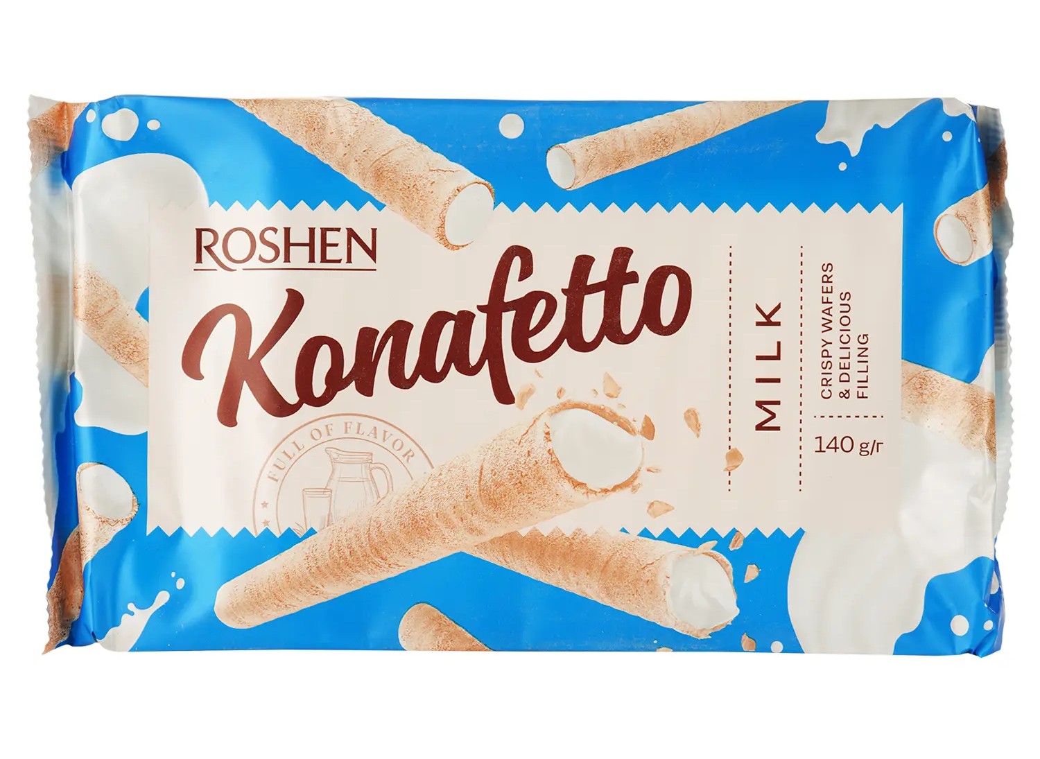 Трубочки Konafetto Молочные