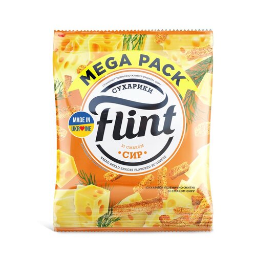 Сухарики Flint Mega Сыр