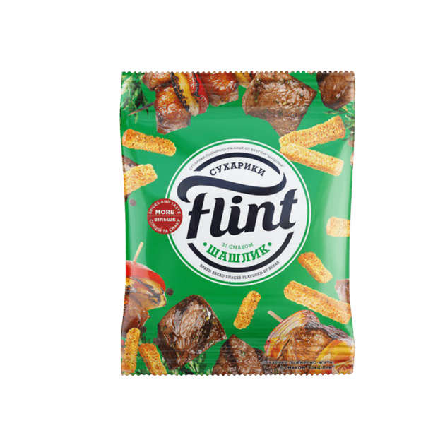 Сухарики Flint Шашлык