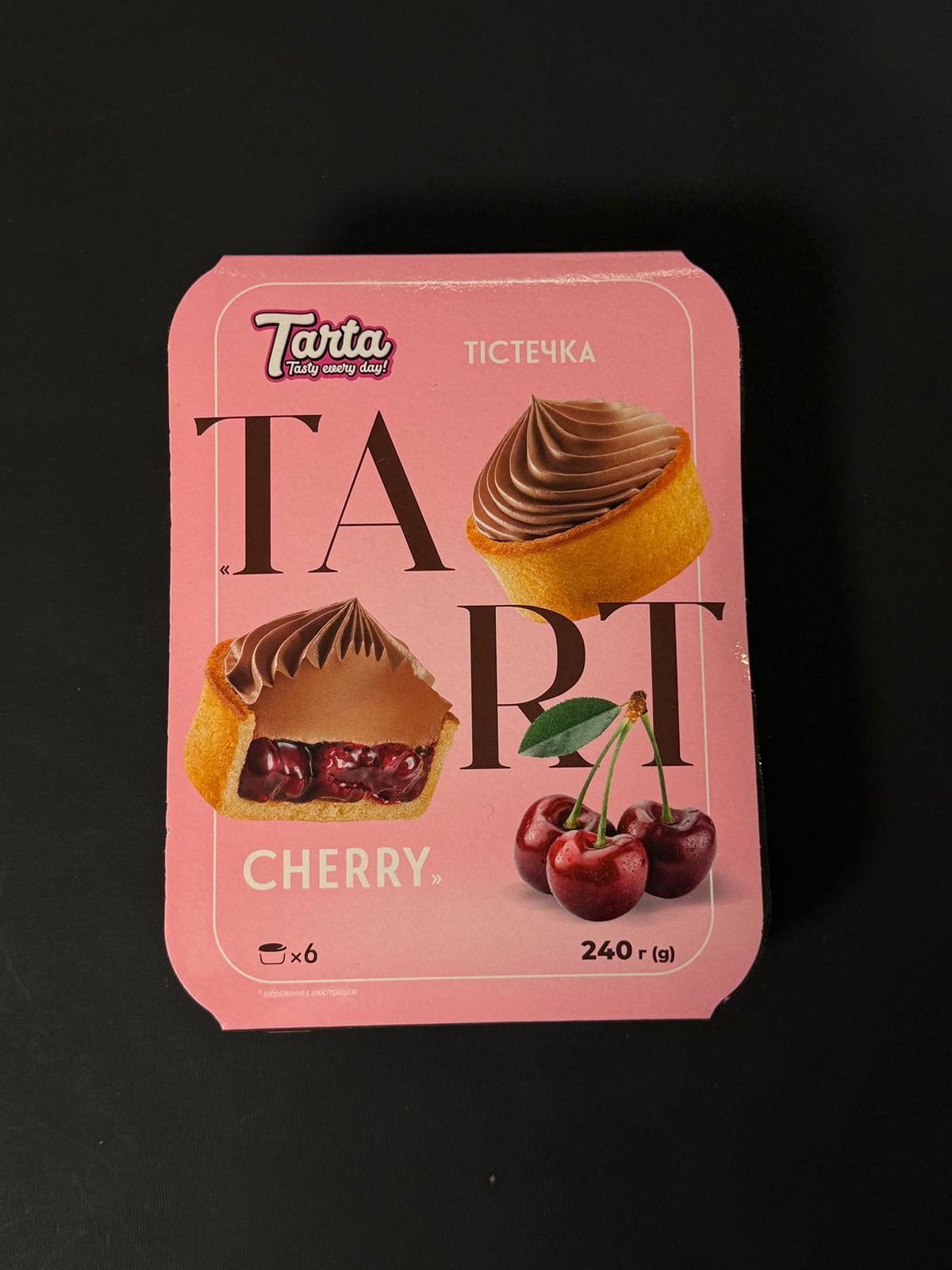Пироженое Tarta с вишней