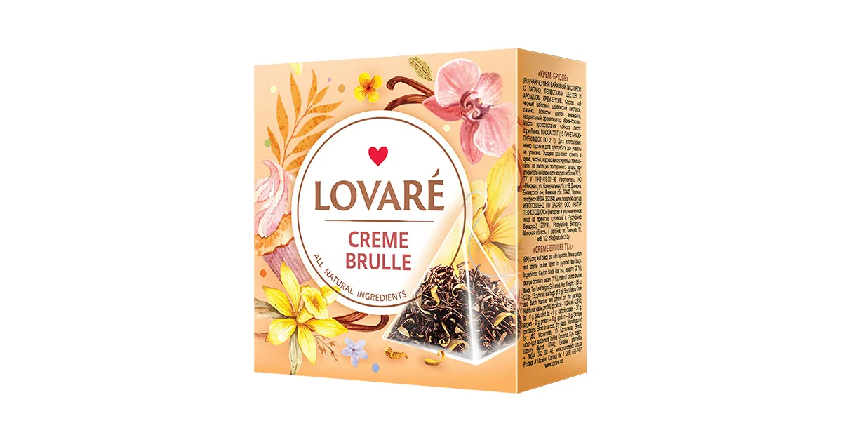 Чай Lovare Creme Brulee